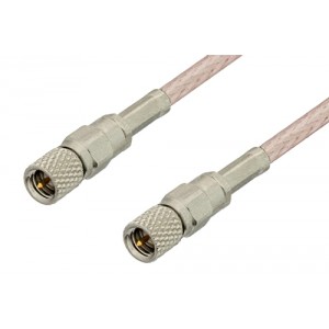 10-32 Male to 10-32 Male Cable 12 Inch Length Using ET-RG316 Coax, RoHS