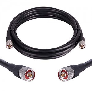 10ft KMR400 Low Loss Coax Extension Cable (50 Ohm) N Male to N Male Connector Coaxial Cables