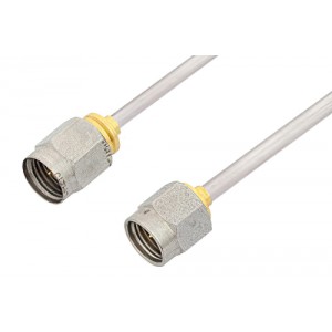 2.92mm Male to 2.4mm Male Cable 6 Inch Length Using ET38321 Coax, LF Solder, RoHS