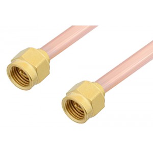 2.92mm Male to 2.92mm Male Cable 6 Inch Length Using ET-RG402 Coax, RoHS