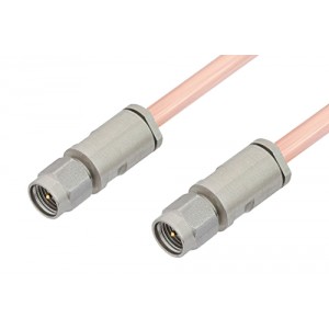 3.5mm Male to 3.5mm Male Cable 6 Inch Length Using ET-RG402 Coax, LF Solder, RoHS