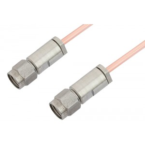 3.5mm Male to 3.5mm Male Cable 6 Inch Length Using ET-RG405 Coax, RoHS