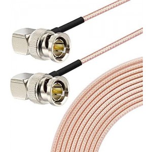 3G/HD SDI Cable BNC Cable(200cm 75Ω) for Cameras and Video Equipment，Supports HD-SDI/3G-SDI/4K/8K，SDI Video Cable (Both Right Angle,1Pcs)