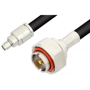 SMA Male to 7/16 DIN Male Cable 12 Inch Length Using ET-RG8 Coax, RoHS