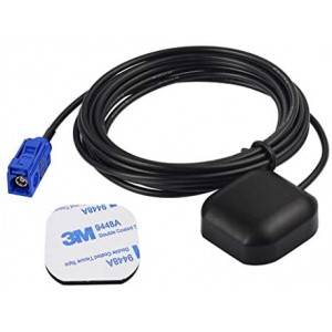 Vehicle Waterproof Active GPS Navigation Antenna Fakra C Blue GPS Antenna