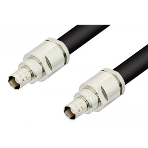 BNC Female to BNC Female Cable 12 Inch Length Using ET-RG8 Coax