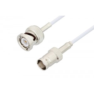 BNC Male to BNC Female Cable 12 Inch Length Using ET-RG188 Coax