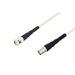 BNC Male to BNC Female Low Frequency Low Loss Cable 24 Inch Length Using ET-SF200LL Coax, RoHS