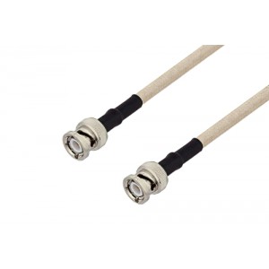 BNC Male to BNC Male Cable 12 Inch Length Using ET-RG141 Coax