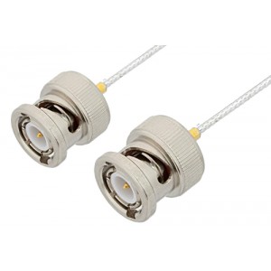 BNC Male to BNC Male Cable 6 Inch Length Using ET38342 Coax, RoHS