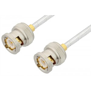 BNC Male to BNC Male Cable 6 Inch Length Using ET38337 Coax, RoHS