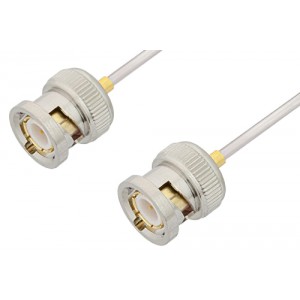 BNC Male to BNC Male Cable 6 Inch Length Using ET38321 Coax