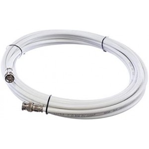 BNC Cable, White ET-RG6 HD-SDI and SDI Cable (with Two Male BNC Connections) - 75 Ohm, Professional Grade, Low Loss Cable - 10 feet (1')