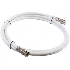 BNC Cable, White ET-RG6 HD-SDI and SDI Cable (with Two Male BNC Connections) - 75 Ohm, Professional Grade, Low Loss Cable - 3 feet (3')