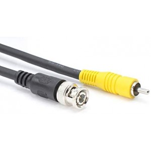 BNC to RCA - (Black) ET-RG59 Cable - (Professional Grade) Male BNC to Male RCA Cable 12 ft - BNC Cable