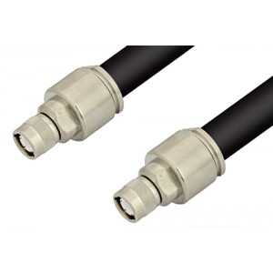 C Male to C Male Cable 12 Inch Length Using ET-RG218 Coax