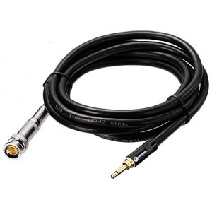 BNC Male to 3.5mm 1/8inch Mono Male Plug Stereo Adapter Antenna Coaxial Power Audio Cable 6.5 Feet