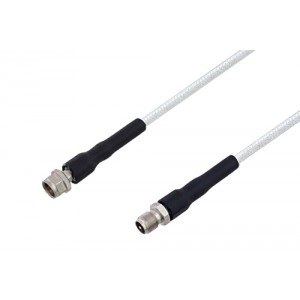 75 Ohm F Male to 75 Ohm F Female Low Frequency Cable 24 Inch Length Using 75 Ohm ET-SF200LL75 Coax, RoHS