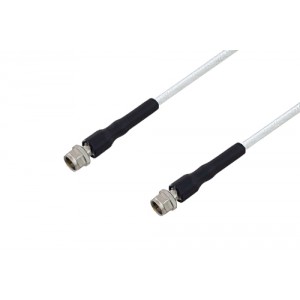 75 Ohm F Male to 75 Ohm F Male Low Frequency Cable 24 Inch Length Using 75 Ohm ET-SF200LL75 Coax, RoHS