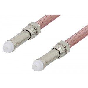 FME Jack to FME Jack Cable 12 Inch Length Using ET-RG142 Coax, RoHS