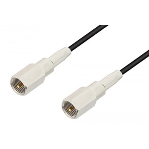 FME Plug to FME Plug Cable 12 Inch Length Using ET-RG174 Coax