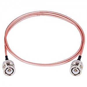 BNC ET-RG316 Coax Cable, BNC Male to Male HD-SDI RF Coaxial Pigtail Jumper Cable 50 Ohm 3.3ft/1m