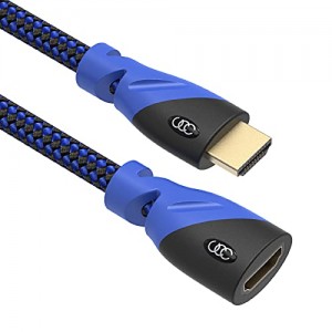 HDMI Extension Cable 10 ft [2 Pack] 4K High-Speed HDMI Extender - Male to Female - 10 feet