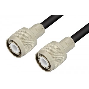 HN Male to HN Male Cable 12 Inch Length Using 93 Ohm ET-RG62 Coax