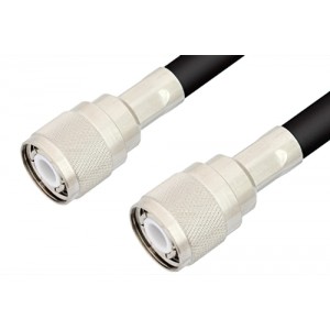 HN Male to HN Male Cable 12 Inch Length Using ET-RG213 Coax, RoHS