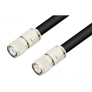 HN Male to HN Male Cable 12 Inch Length Using ET-RG217 Coax, RoHS