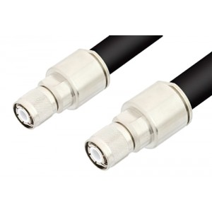 HN Male to HN Male Cable 12 Inch Length Using ET-RG218 Coax, RoHS