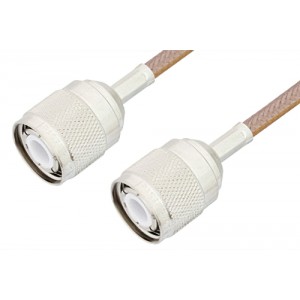 HN Male to HN Male Cable 12 Inch Length Using ET-RG400 Coax, RoHS