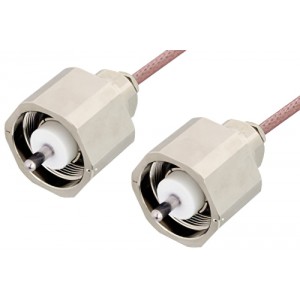 LC Male to LC Male Cable 60 Inch Length Using ET-RG142 Coax, RoHS