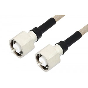 LC Male to LC Male Cable 60 Inch Length Using ET-RG225 Coax , LF Solder