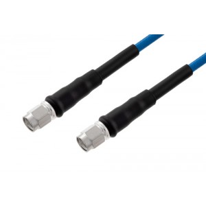 SMA Male to SMA Male Low PIM Cable 12 Inch Length Using ET38400 Coax Using Times Microwave Components