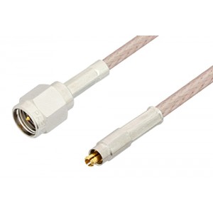 SMA Male to MC-Card Plug Cable 12 Inch Length Using ET-RG316 Coax, RoHS