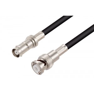 MHV Female to MHV Male Cable Using 75 Ohm ET-RG59 Coax In 12 Inch Length