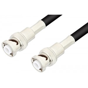 MHV Male to MHV Male Cable 12 Inch Length Using 93 Ohm ET-RG62 Coax