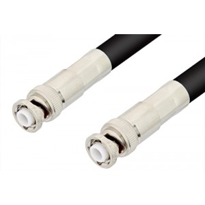 MHV Male to MHV Male Cable 12 Inch Length Using ET-RG214 Coax, RoHS