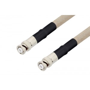 MHV Male to MHV Male Cable 12 Inch Length Using ET-RG225 Coax , LF Solder