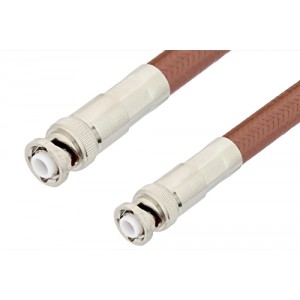 MHV Male to MHV Male Cable 12 Inch Length Using ET-RG393 Coax, RoHS