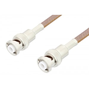 MHV Male to MHV Male Cable 12 Inch Length Using ET-RG400 Coax, RoHS