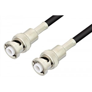 MHV Male to MHV Male Cable 12 Inch Length Using ET-RG58 Coax, RoHS