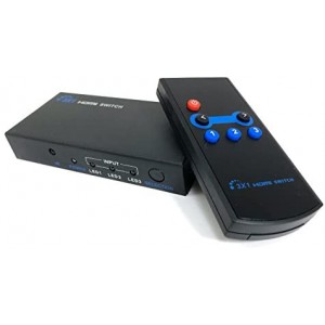 , Inc HMC-3D321 3 X 1 3D HDMI Switch with Remote Control