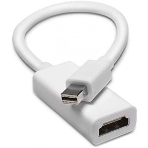 Mini DisplayPort to HDMI Adapter - MiniDP to HDMI - Thunderbolt/MiniDP to HDMI Cable Adapter - White - 10 Pack