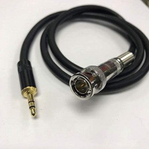 1PCS 3.5MM Male to 75ohm BNC Plug Male Coaxial Power Audio and Video Cable 3ft