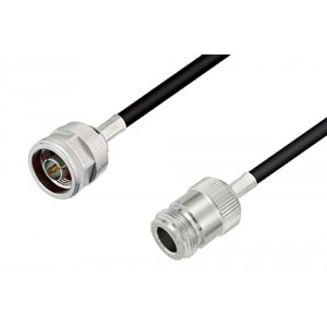 N Male to N Female Cable 36 Inch Length Using ET-C195 Coax