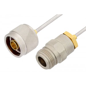 N Male to N Female Cable 6 Inch Length Using ET38321 Coax