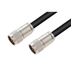 N Male to N Male Cable 12 Inch Length Using 75 Ohm ET-RG11 Coax