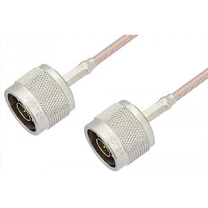 N Male to N Male Cable 12 Inch Length Using ET-RG316 Coax